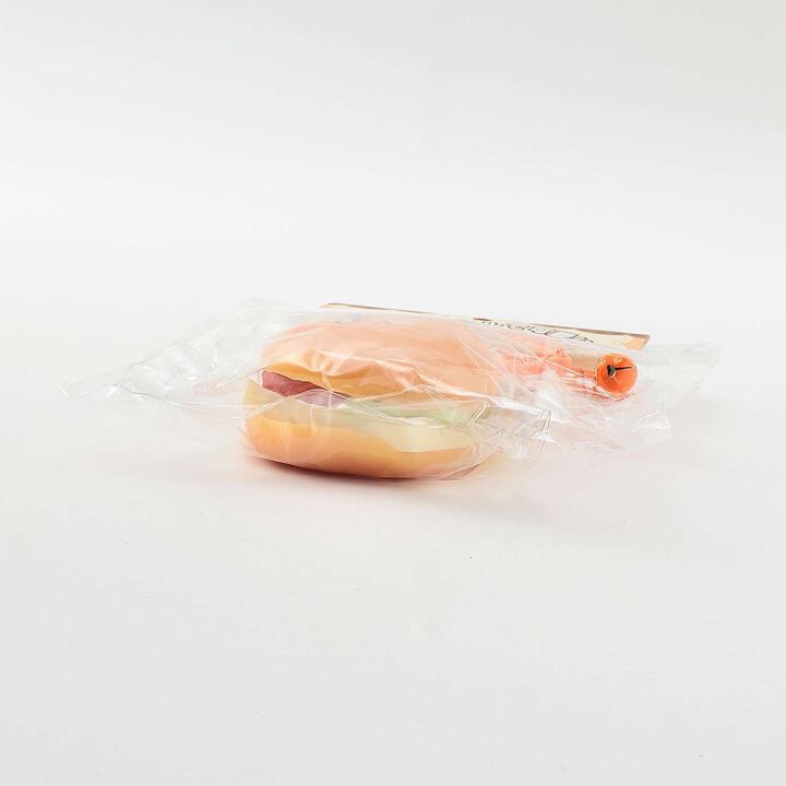 [Squishy Toy] Tomato Lettuce Burger,Beige, medium image number 3