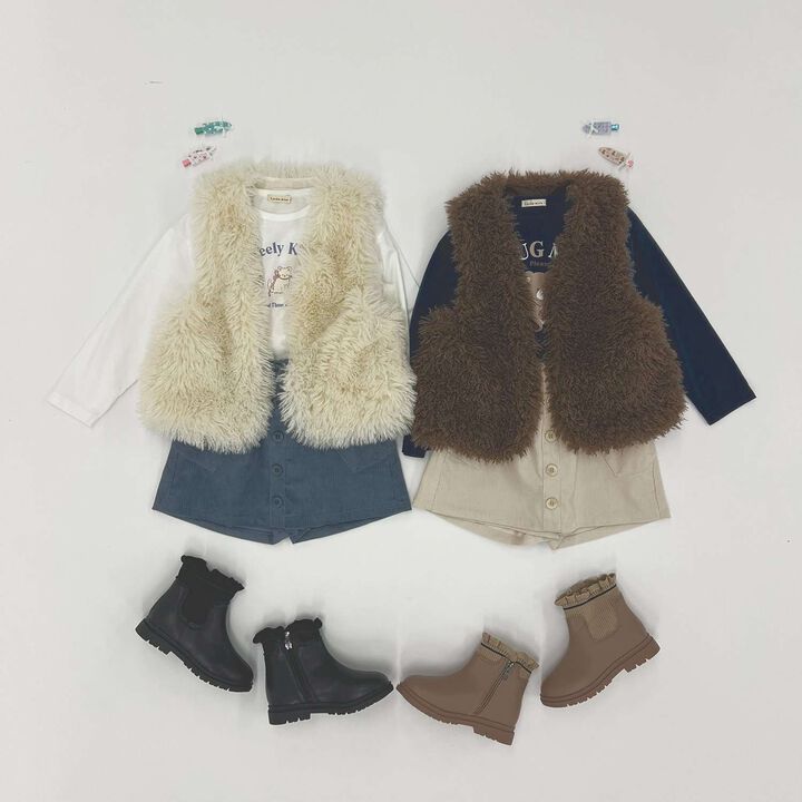 Fluffy and Soft Halloween Fur Vest,Mint, medium image number 16