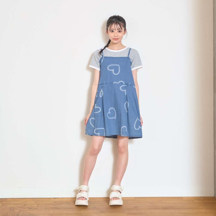 Denim Mini 2WAY Yukata,Navy, medium image number 9