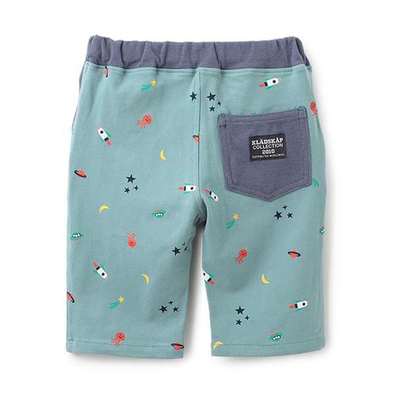 Space Pattern 6/10 Length Pants,Beige, large image number 1