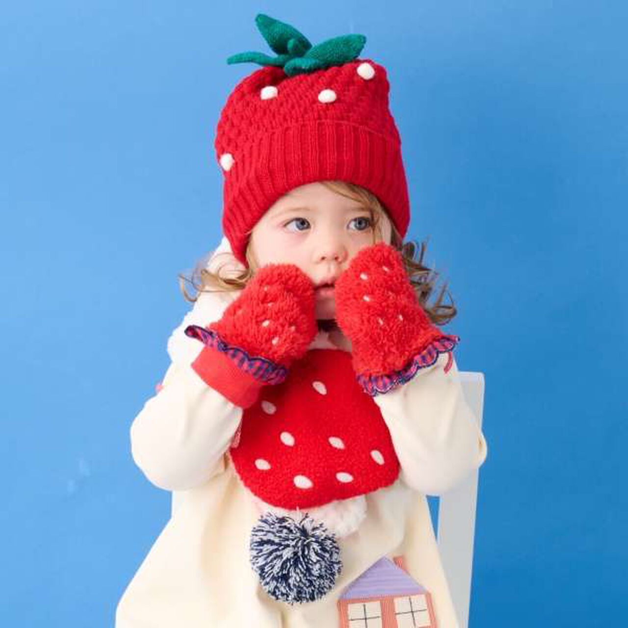 Strawberry Mittens,Red, large image number 5