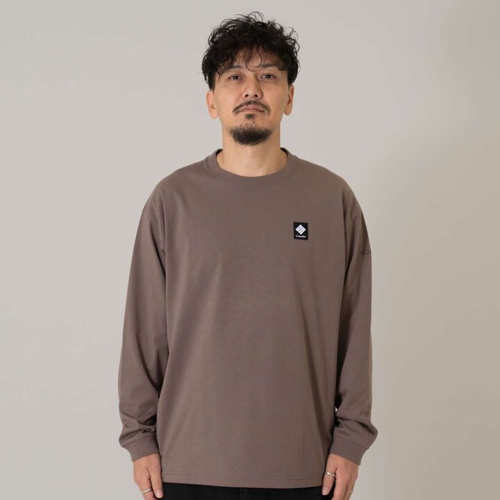 [Columbia] Dad Back Graphic Long Sleeve T-Shirt,Off white, medium image number 5