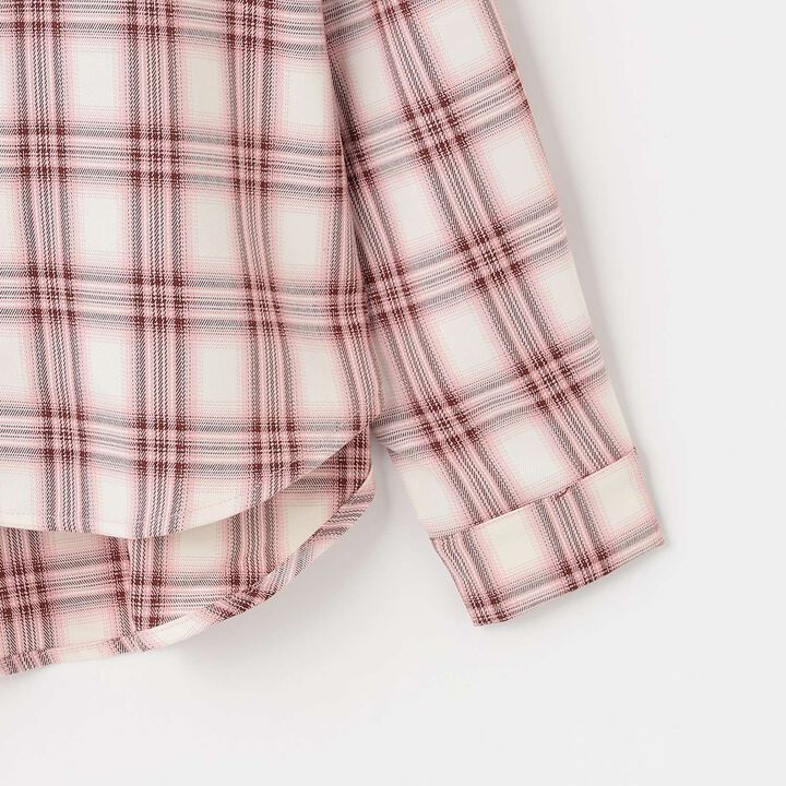 Checkered Loose Shirt,Blue, medium image number 13