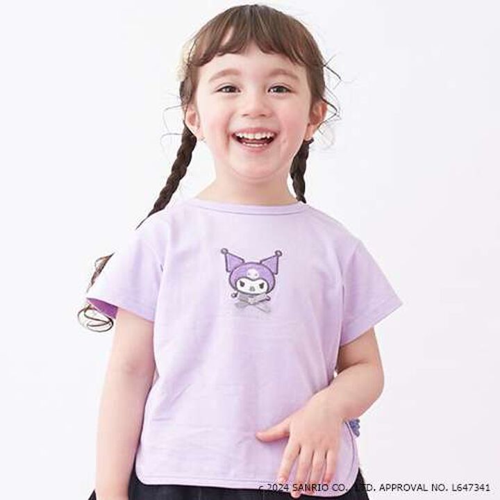Sanrio Characters Motif T-Shirt (Kids),Light pink, medium image number 22