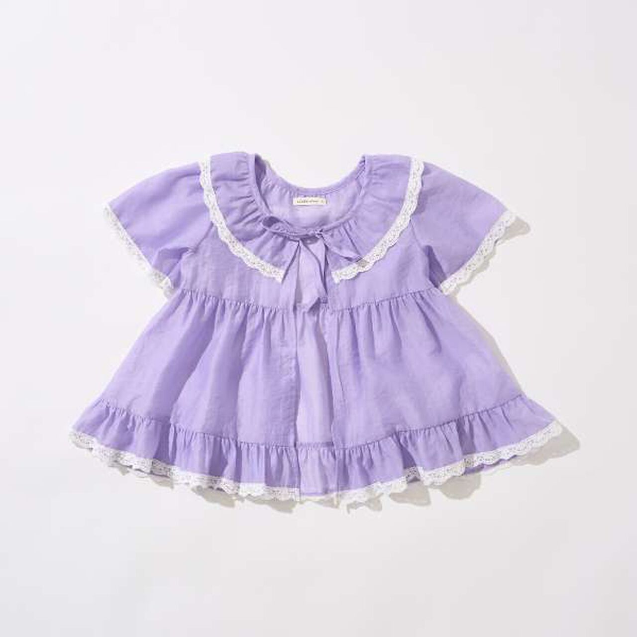 Sheer Gathered Top,Pink, large image number 2