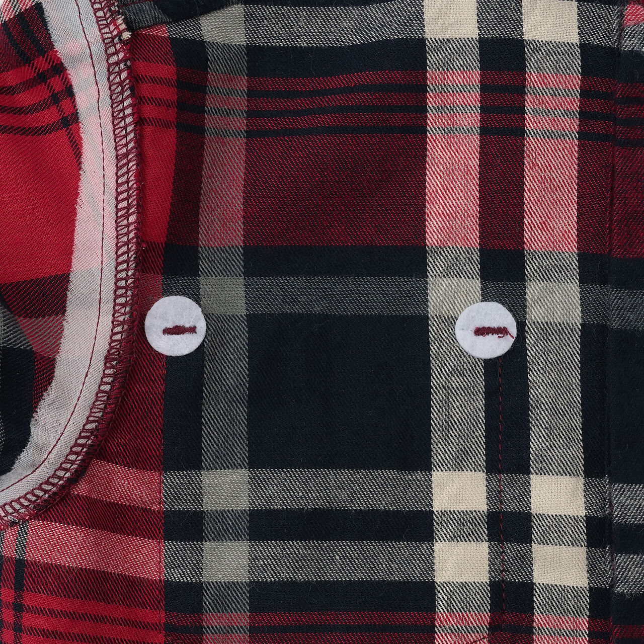 Trad Checkered Long-Sleeve Shirt,Sax blue, large image number 5