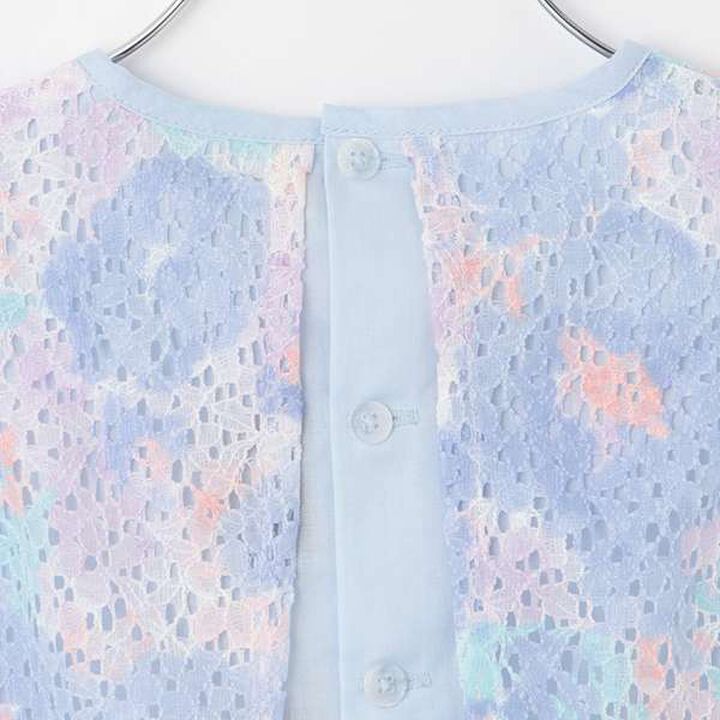 Floral Lace Tunic,Lemon yellow, medium image number 5