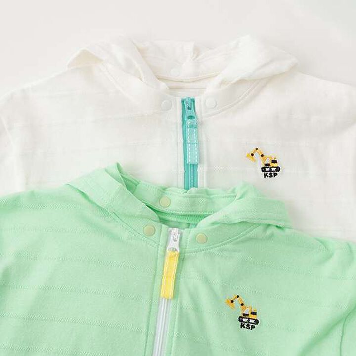 Heavy Machinery One-Point Zip Parka,Off white, medium image number 8