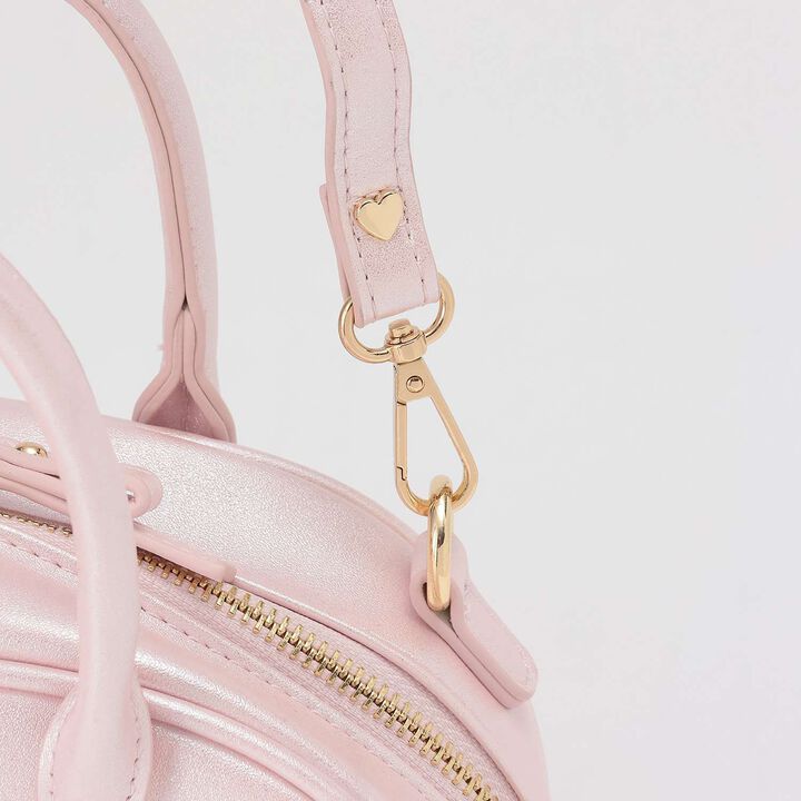 Heart Mirror 2 WAY Shoulder Bag,Light pink, medium image number 6