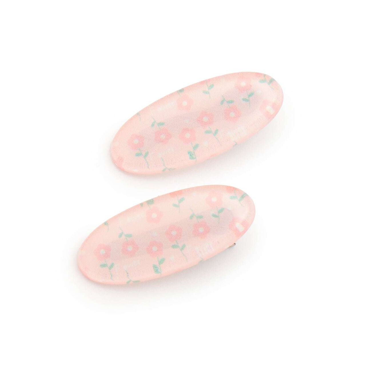 Flower All-Over Pattern Hair Clips (Set of 2),Lavender, large image number 2