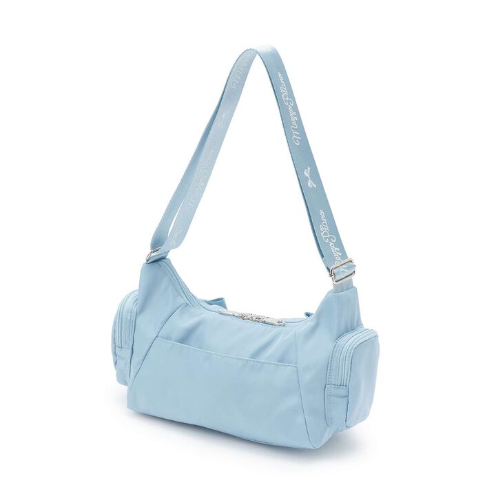 Ribbon Accented Shoulder Bag,Light pink, medium image number 5