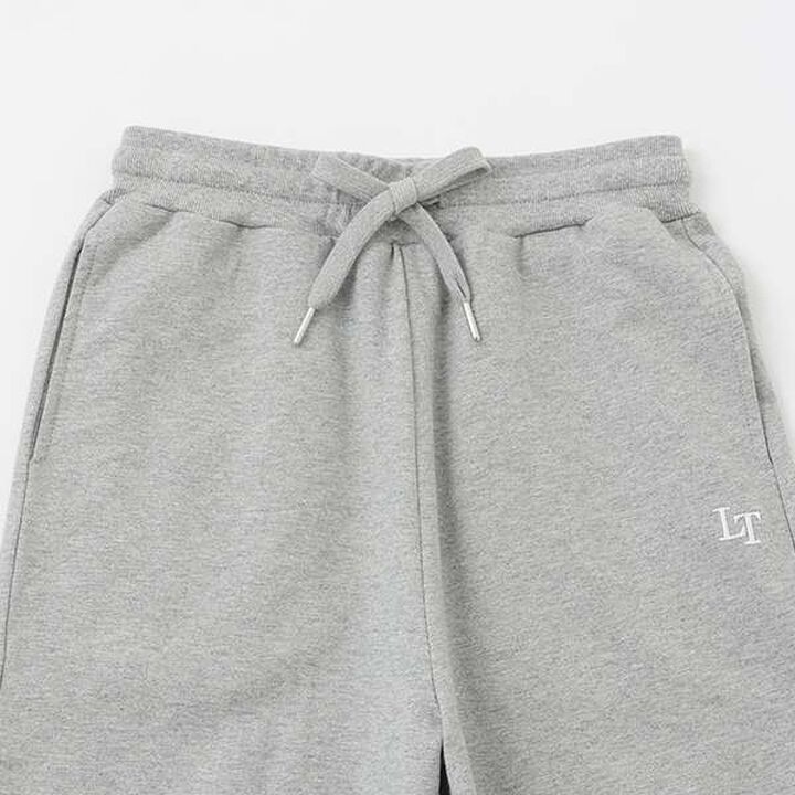 [BS] 100% Cotton Sweat Jogger Pants,Top gray, medium image number 2