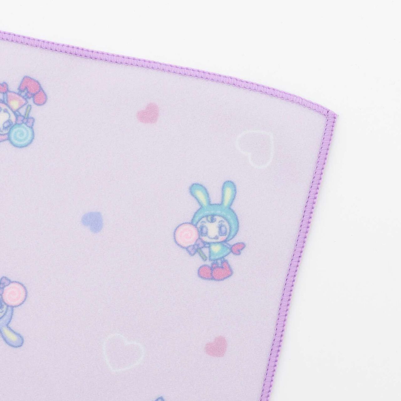 Berrie-chan Patterned Snuggle Towel,Pink, large image number 4