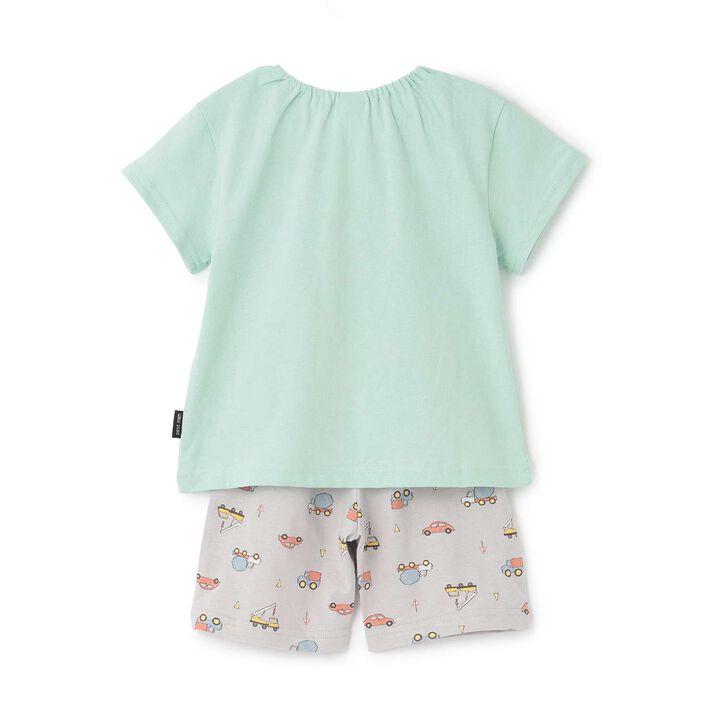 Hikaru Boys Short-Sleeve Pajamas,Blue, medium image number 5