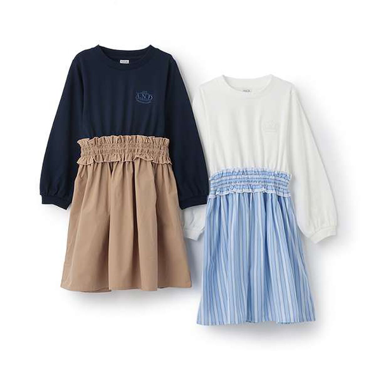 Fabric Docking Dress,Navy, large image number 8