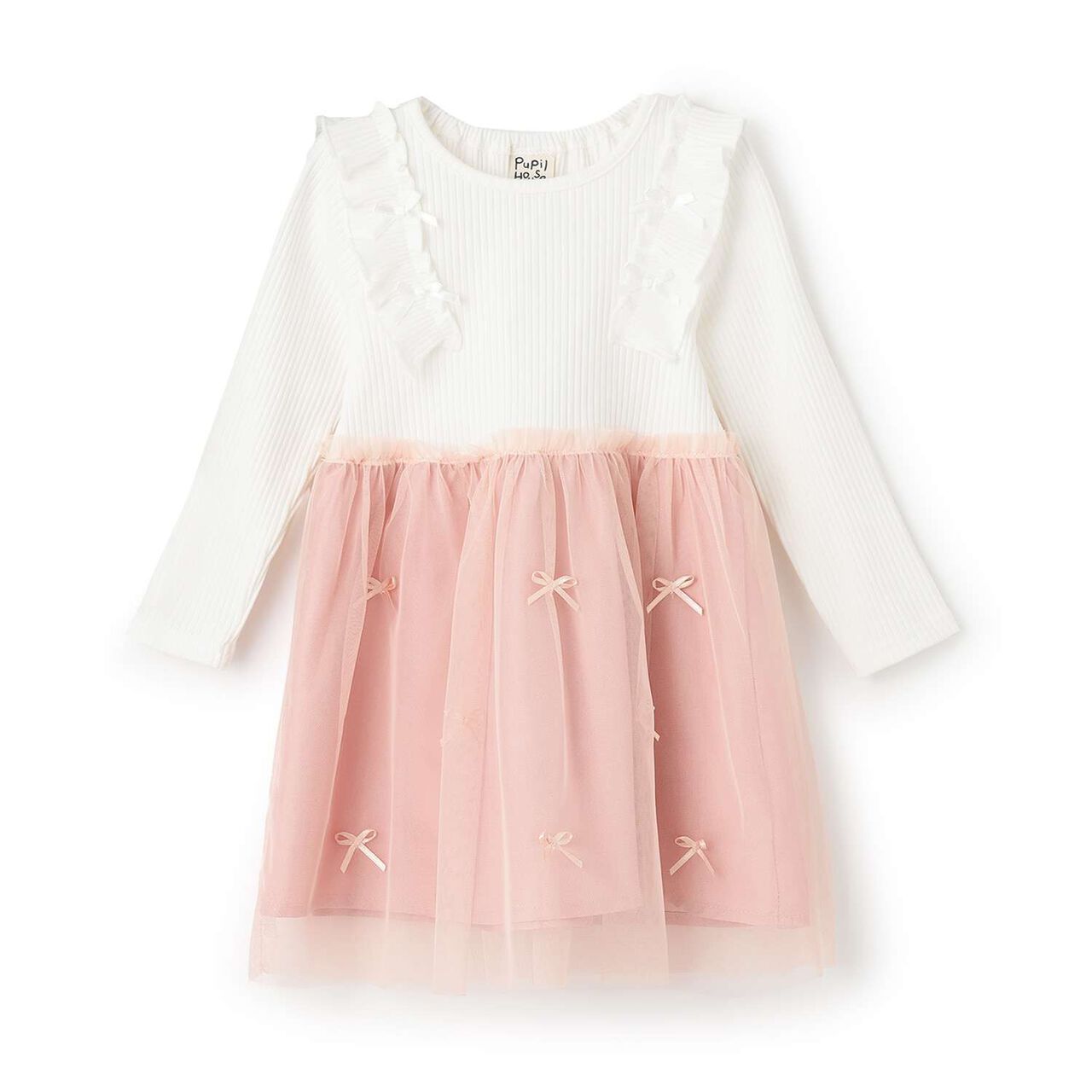 Tulle Docking Dress,Pink, large image number 8