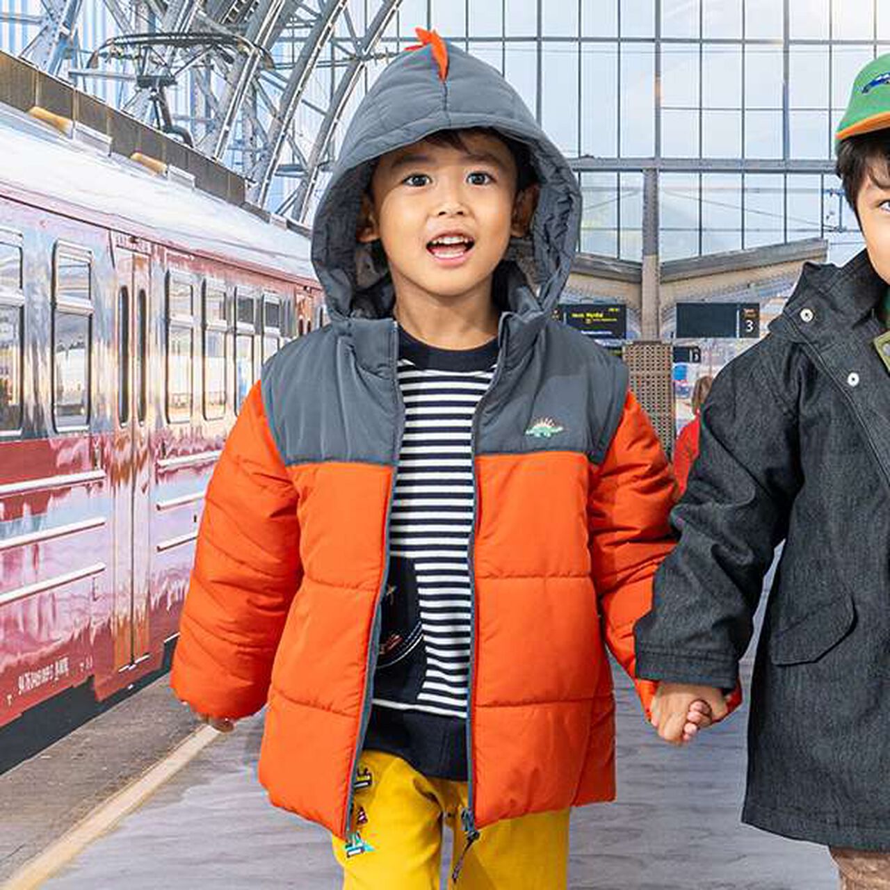 Vehicle Pocket Stripe Sweatshirt,Navy, large image number 8