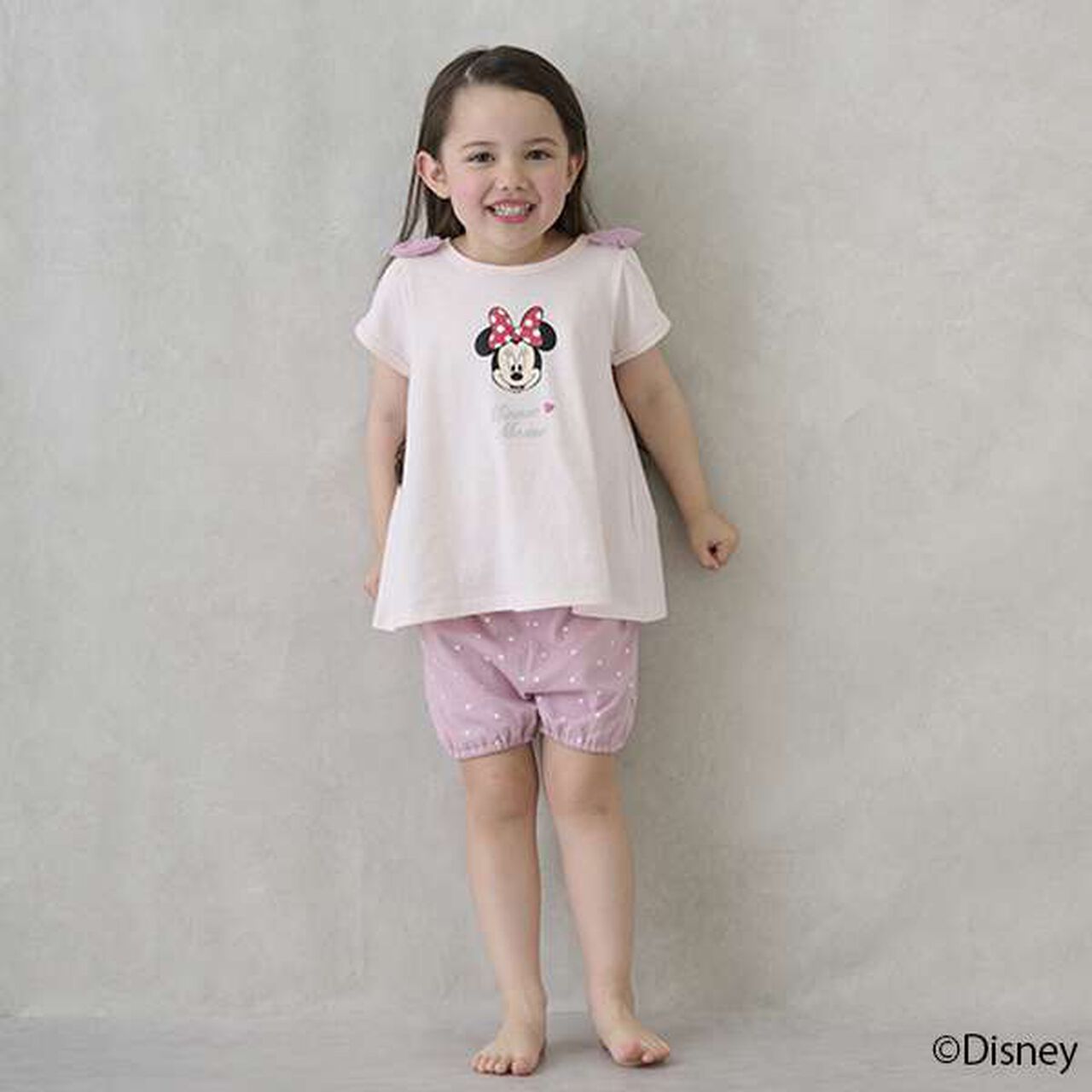 [Disney] Minnie Pajamas,Light pink, large image number 0