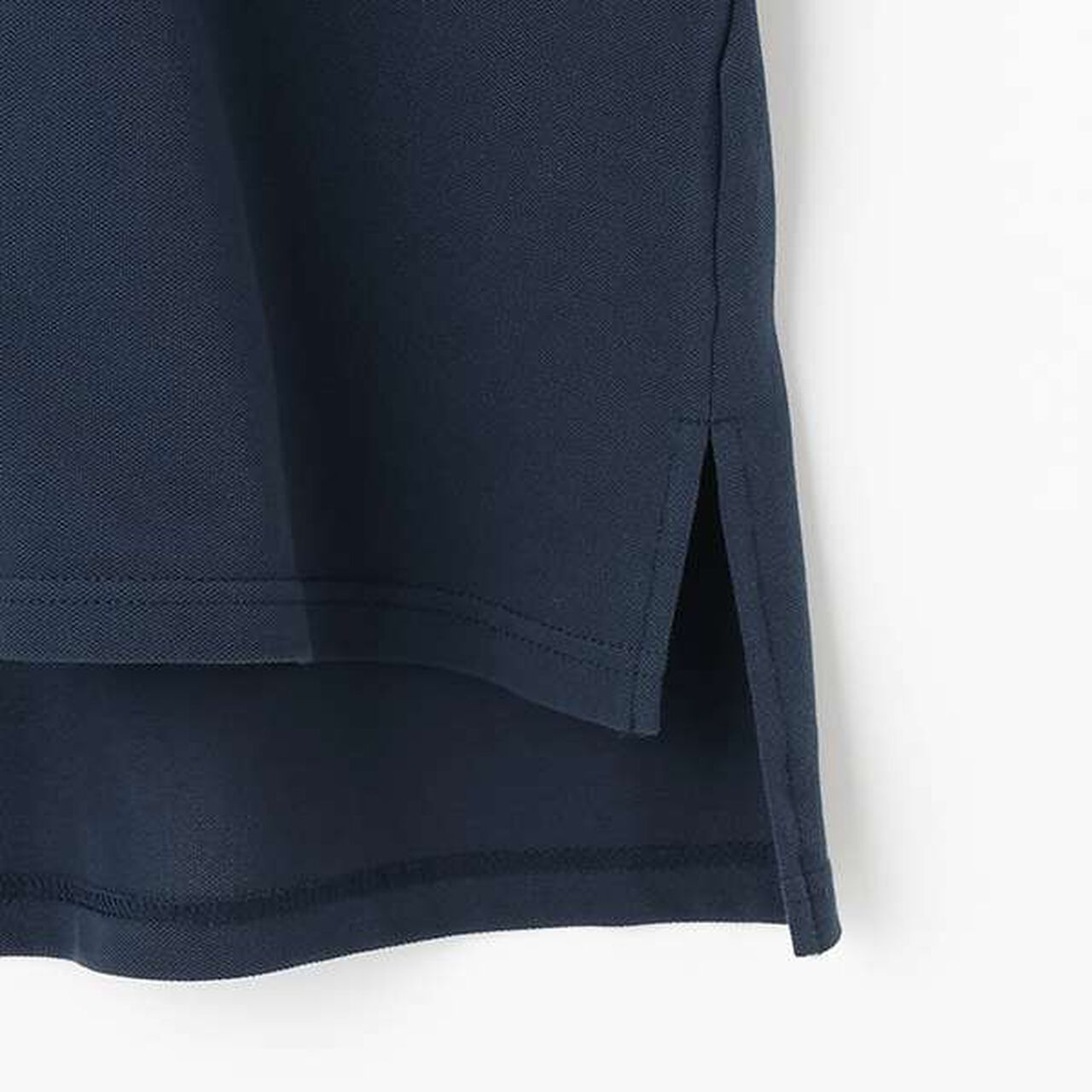 [Link] Peplum Polo Shirt,Off white, large image number 2