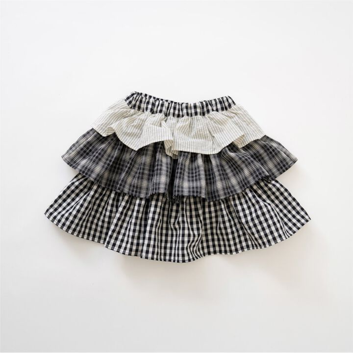 Peplum Frill Skirt with Inner Shorts,Beige, medium image number 5