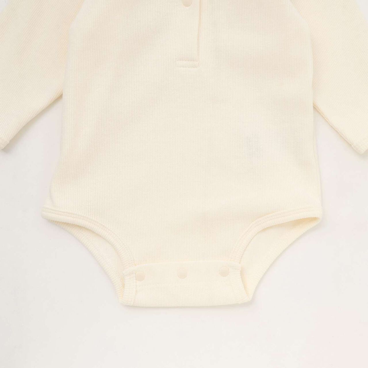 [D Bruna] Collared Romper + Boa Fabric Salopette Set,Off white, large image number 12