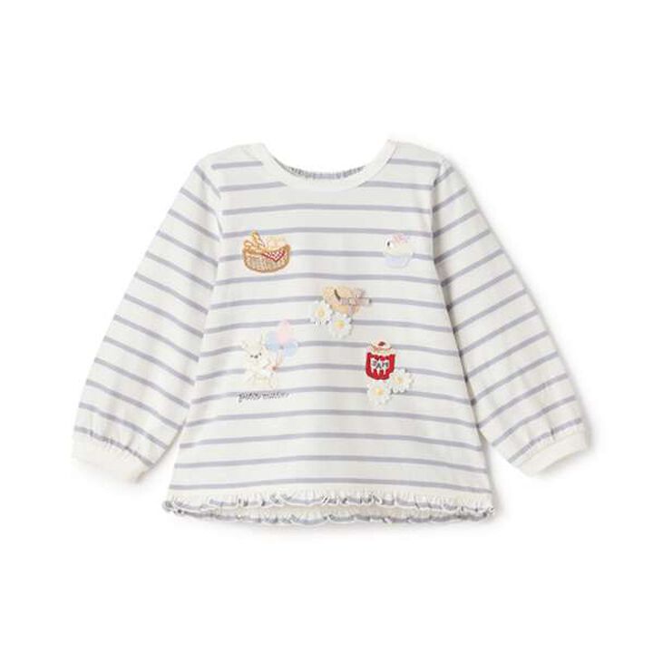 Puputete Appliqué T-Shirt,Mocha tea, medium image number 17