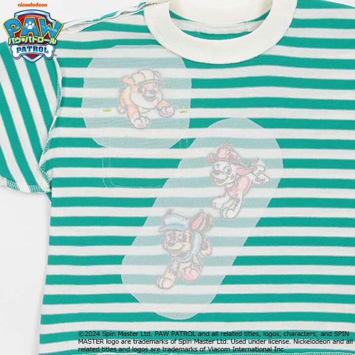 [Paw Patrol] Stripe Short Sleeve T-Shirt,Navy, medium image number 8