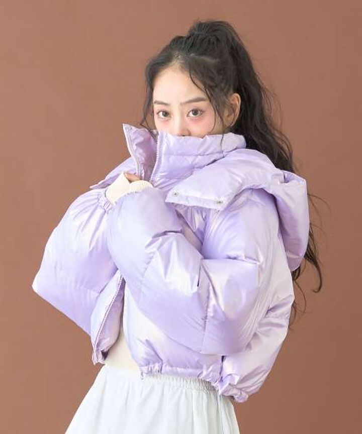 Assorted Padded Jacket [Korean Fashion],Purple, medium image number 3