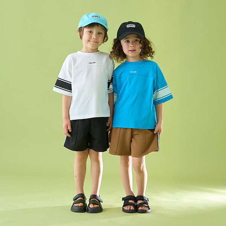 [Reversible] Line Print T-Shirt (Comfortable Jersey Fabric),Deep blue, medium image number 29