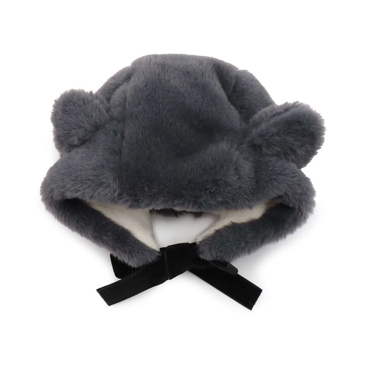 Fluffy Cat Cap,Black, medium image number 0
