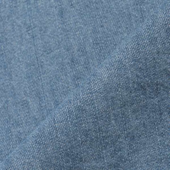 Denim Twill Long-Sleeve Shirt,Blue, medium image number 10