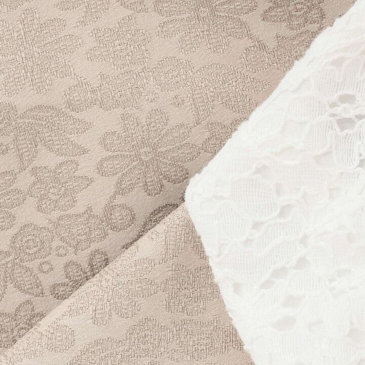 [Formal] Jacquard Ribbon OP + Collared JK Set,Beige, medium image number 19