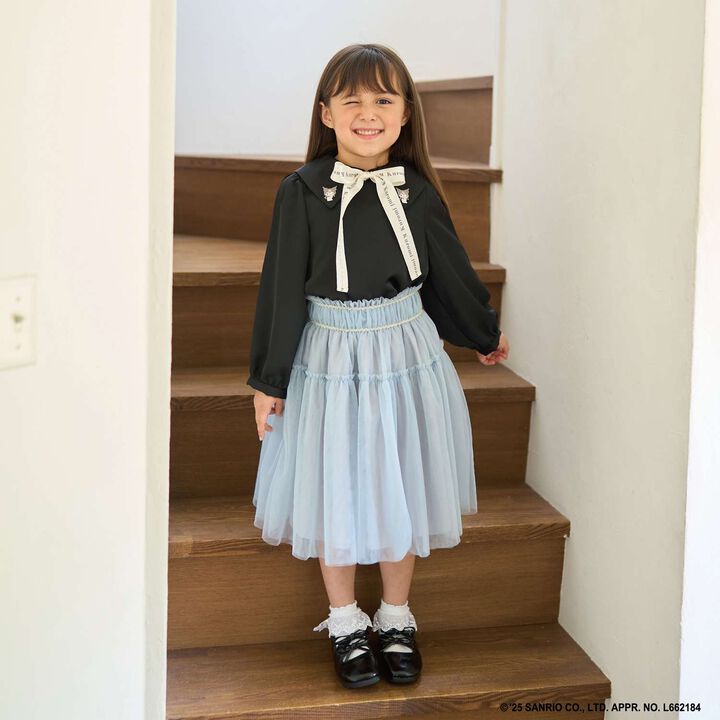 Sanrio Characters Bow Tie Blouse,Black, medium image number 27