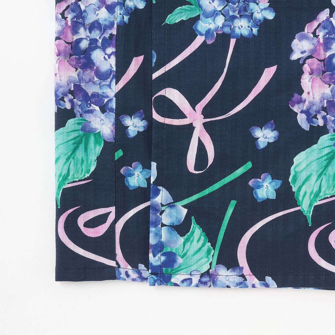 [Cool Touch] Hydrangea Pattern 2WAY Yukata,Navy, large image number 6