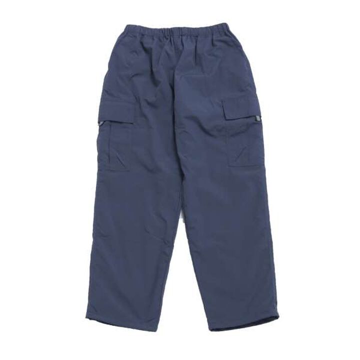 Warm Nylon Fleece Lined Cargo Pants,Navy, medium image number 0