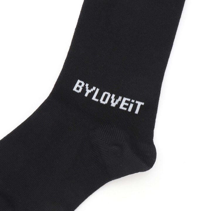 [Graduation Attire] Logo Crew Socks,Off white, medium image number 2