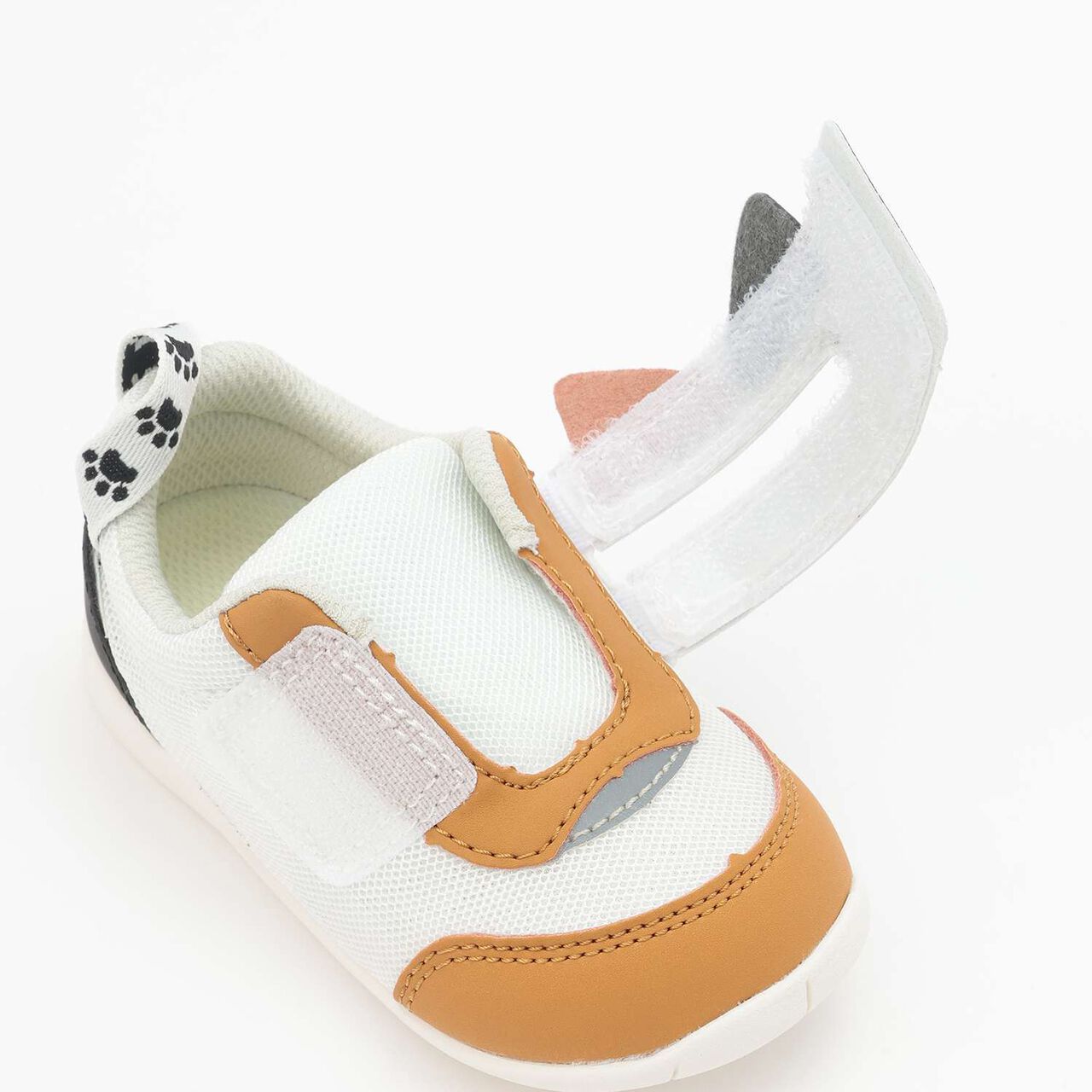 IFME PARK One-Belt Cat Sneakers,Pearl white, large image number 4