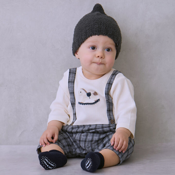 Suspender Motif Coverall,, medium