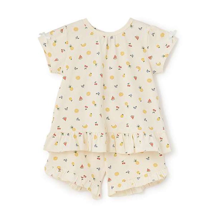 GIRLS Short-Sleeve Pajamas,Yellow, medium image number 0