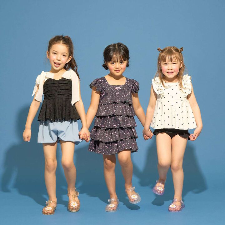 [SWIM] [UV Protection] Tiered Top & Tiered Skirt Separate Swimsuit,Lavender, medium image number 26