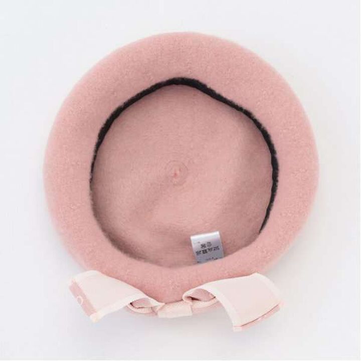 Back Ribbon Basque Beret,Black, medium image number 17