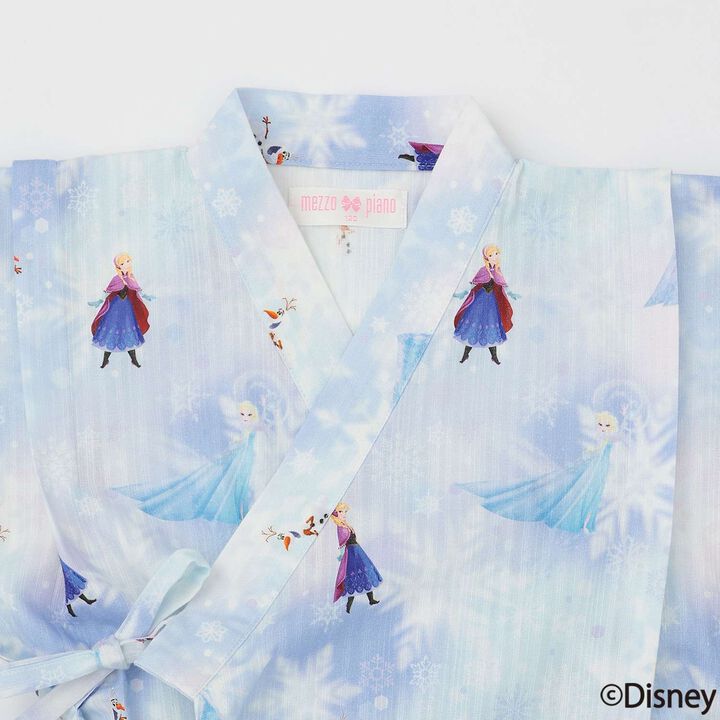 Frozen Yukata Dress [Cool Touch & Quick-Dry Absorbent],Sax blue, medium image number 7
