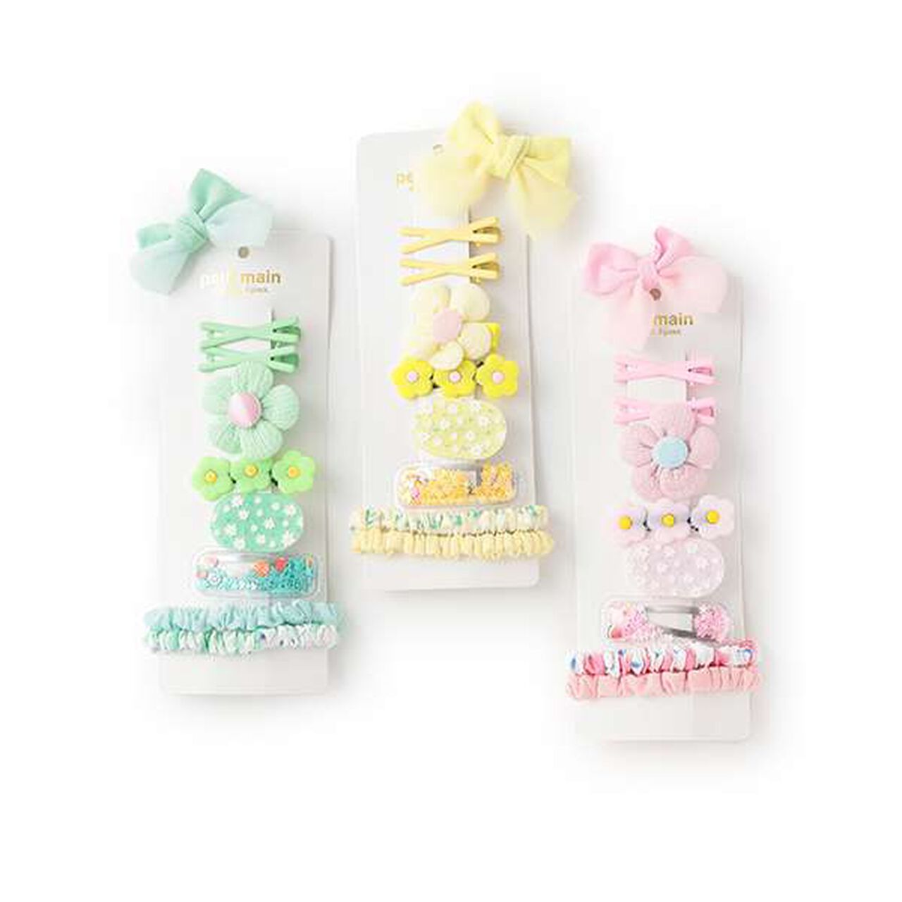 Assorted Hair Accessory Set [L],Yellow, large image number 12