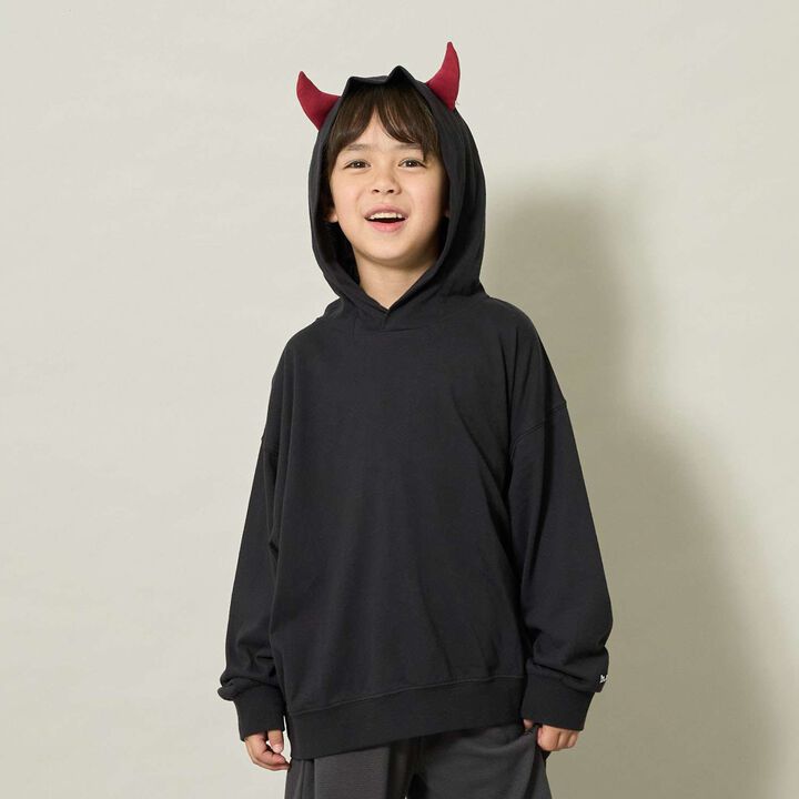 [Halloween] Dragon Devil Parka [Stain Resistant/Quick-Dry/UV],Black, medium image number 0