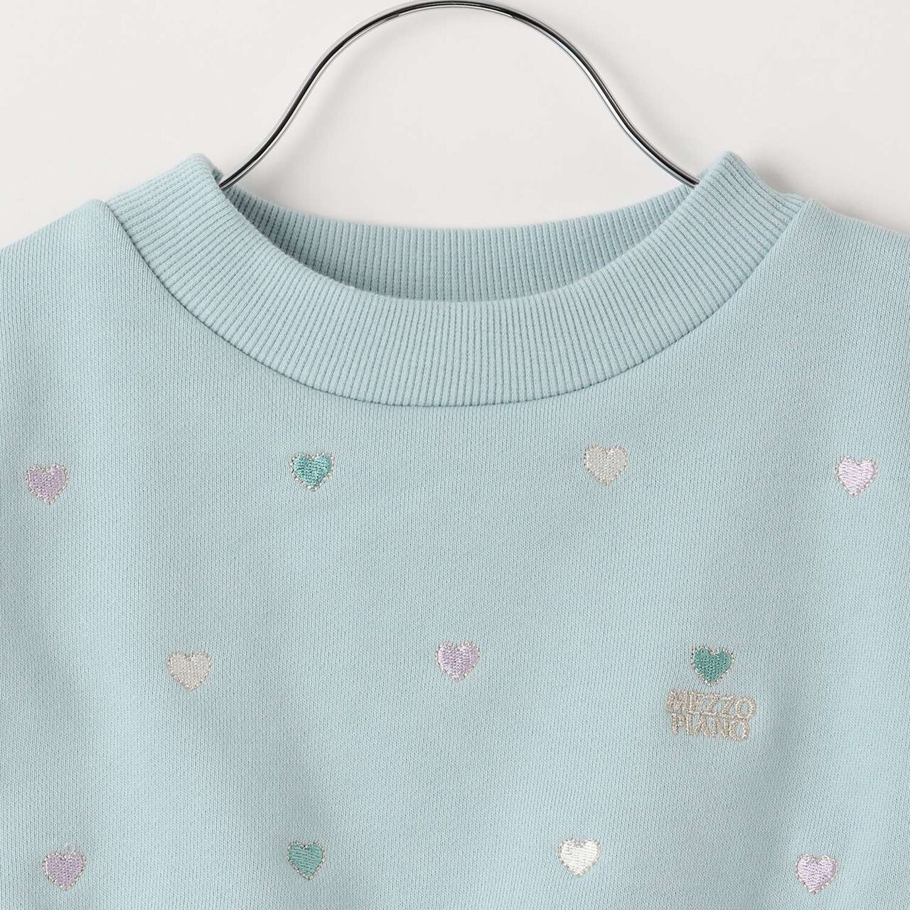 [Restock] Petit Heart Embroidery Docking Dress,Off white, large image number 2