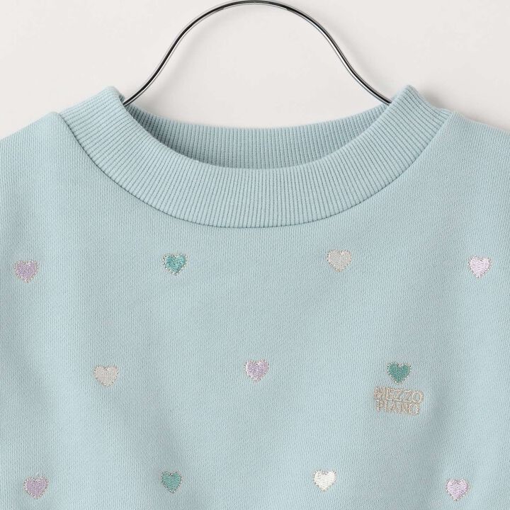 [Restock] Petit Heart Embroidery Docking Dress,Off white, medium image number 2