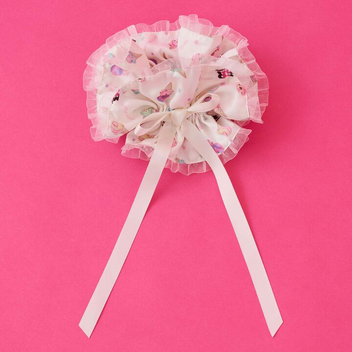 [Baskin-Robbins] Ice Cream Pattern Scrunchie,Off white, medium image number 5