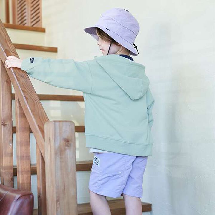 [Versatile Item] Drop Simple Zip Parka,Sax blue, medium image number 8