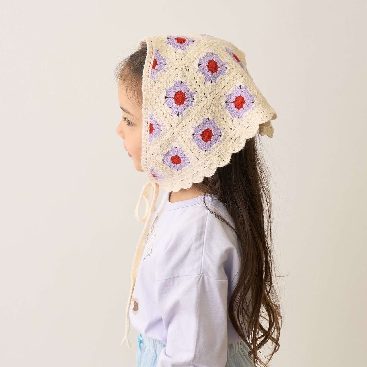 Assorted Black Crochet Babushka,Pink, large image number 20