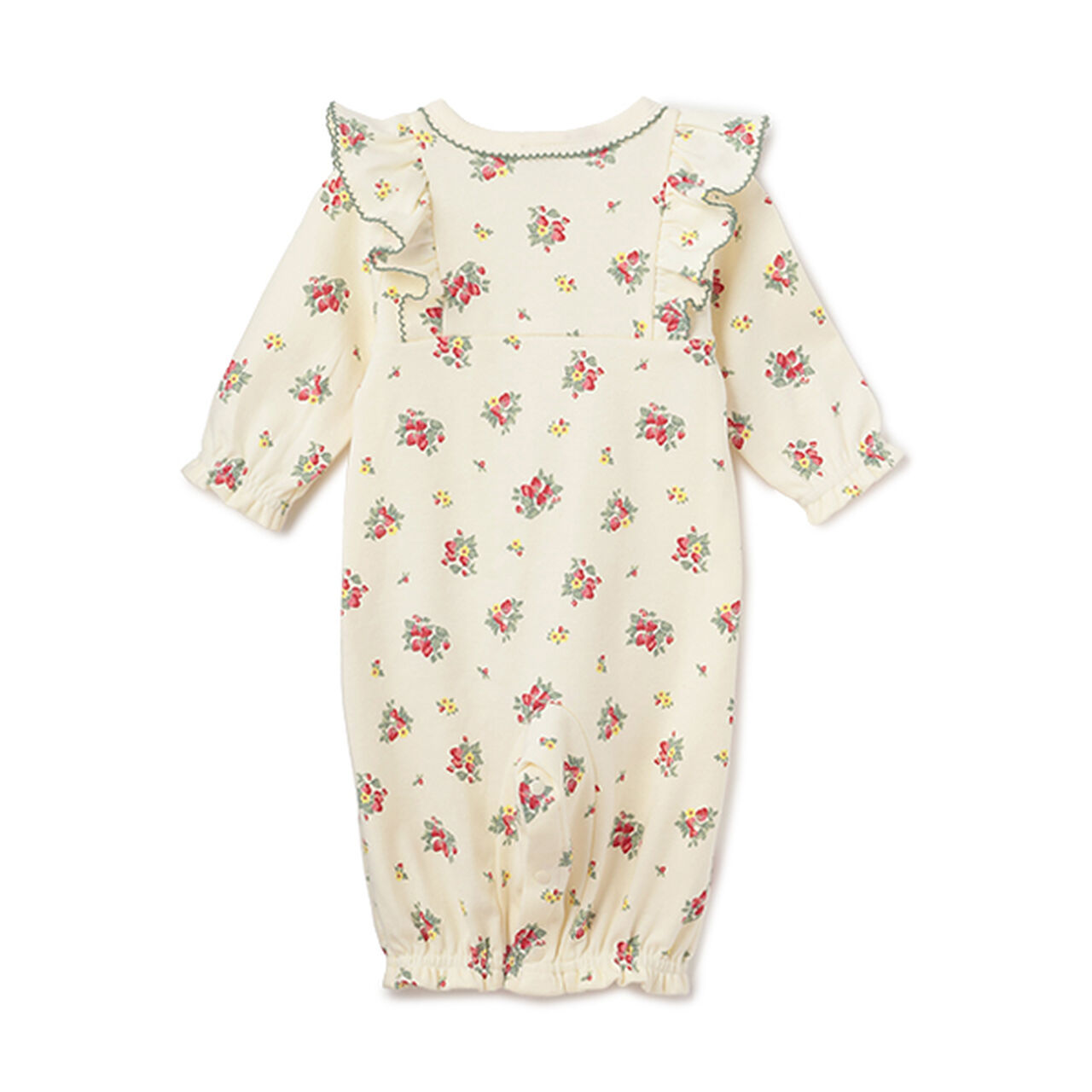 Organic Shoulder Frill 2-Way All-in-One,Red, large image number 1